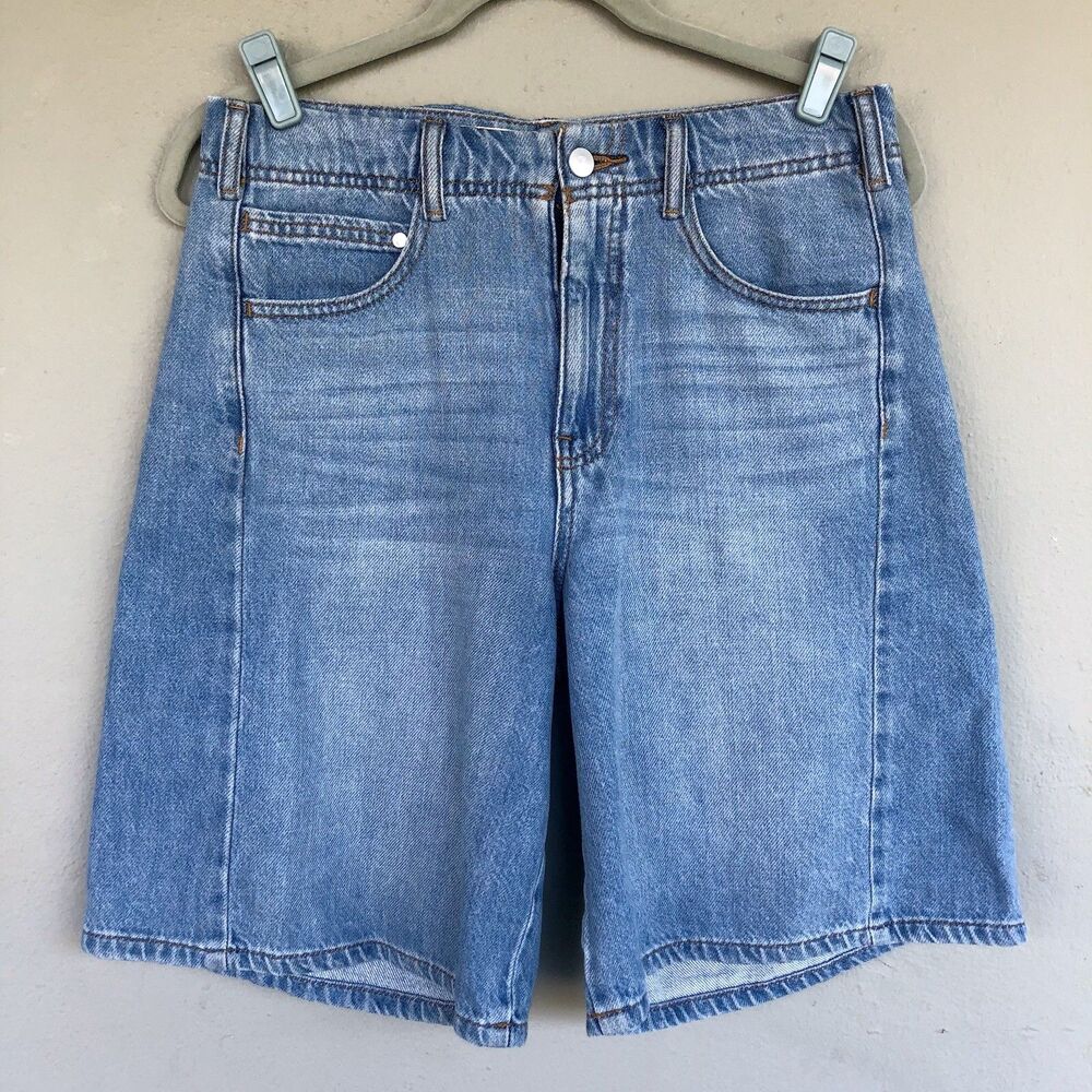 Pilcro Light Blue Denim Jean Shorts - Picture 4 of 16